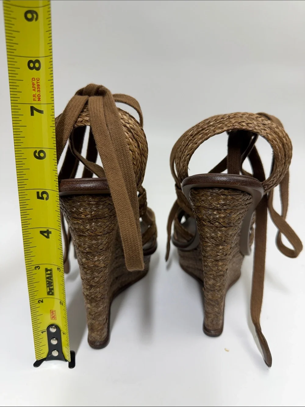 Bottega Veneta Braided Wedge Sandals - Brown
